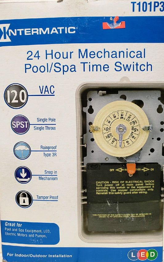 24-Hour T101P3 Mechanical Time Switch