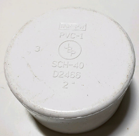 2" PVC Cap "Slip"