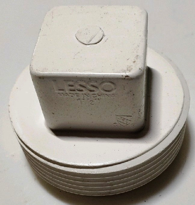 1-1/2 PVC Plug "Threaded"