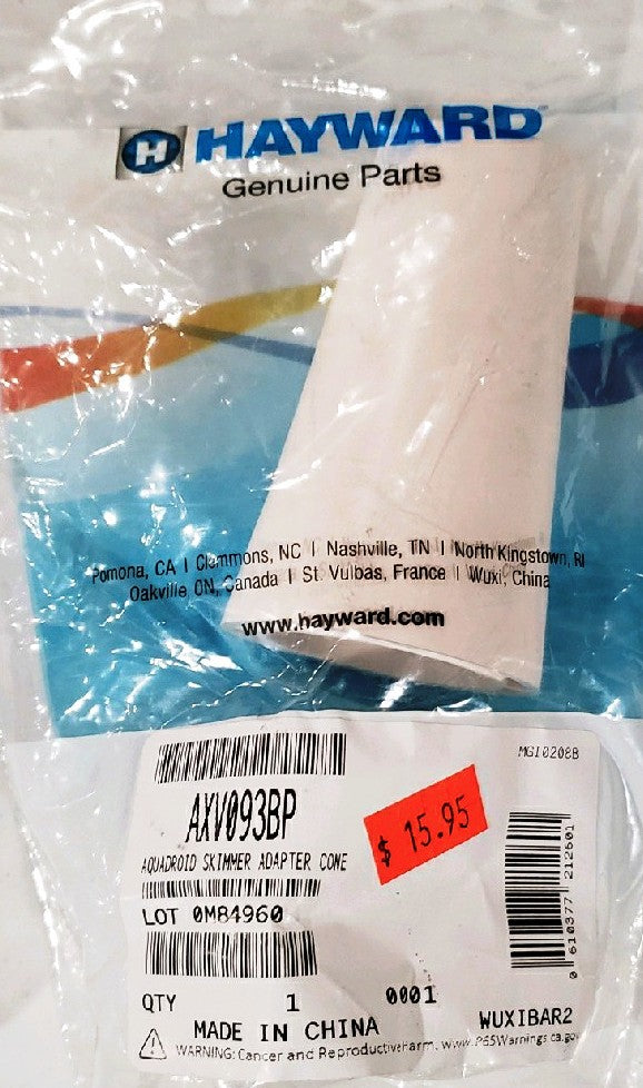 Hayward AXV093BP Skimmer Adapter Cone