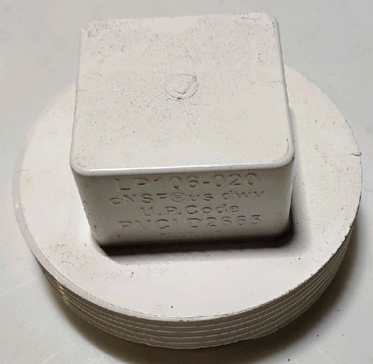 2" PVC Plug "Threaded"