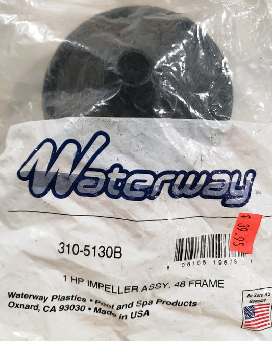 Waterway 310-5130B 1HP Impeller Assembly 48 Frame