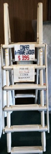 Above-Ground Pool Confer A-Frame Ladder