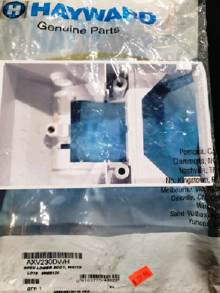 Hayward AXV230DWH OPEN LOWER BODY, WHITE