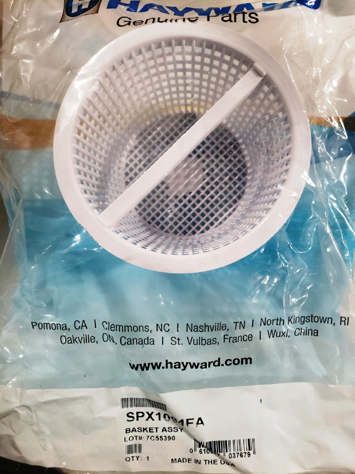 Hayward SPX1094FA Basket Assembly