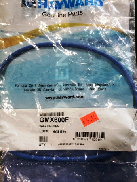 Hayward GMX600F Valve O-Ring