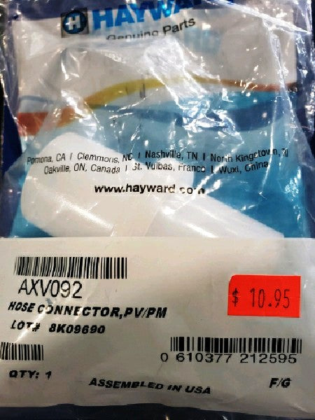 Hayward AXV092 Hose Connector, PV/PM