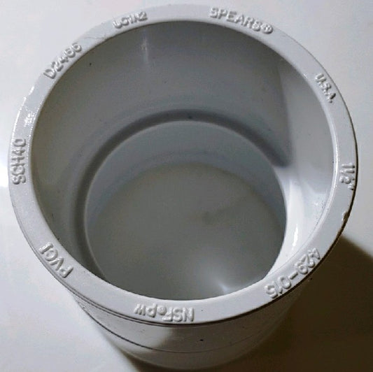 1-1/2" PVC Pipe Extender